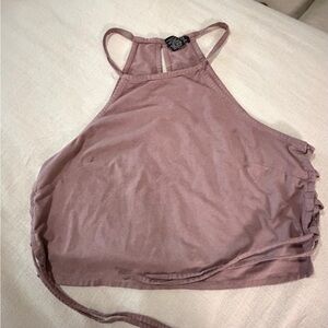 Rue21 Dusty Rose Halter Tank Top